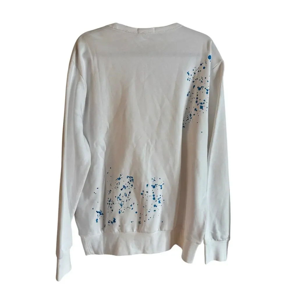 Polo Ralph Lauren Tie Dye Logo Crewneck Sweatshirt Pullover Fleece Shirt L NWT